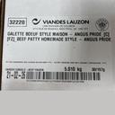 Beef Patty Style Homemade Angus