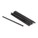 STRAW ECO PAPER COCKTAIL BLACK 5.75"