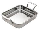 Thermalloy Stainless Steel Tri-Ply Rectangular Roast Pan, 4.6 Quart Capacity