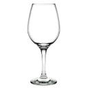 Amber Red Wine Glass