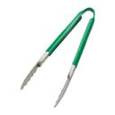 Stainless Steel PVC Coating One-Piece Green Coloured Handle Tongs