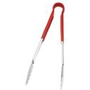 Stainless Steel PVC Coating One-Piece Red Coloured Handle Tongs