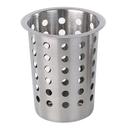Perforated Stainless Steel Flatware Cylinder
