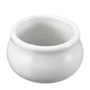Stoneware White Butter Sauce Pot