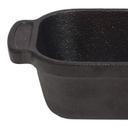 Thermalloy Preseasoned Rectangle Mini Traditional Cast Iron Dish