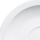 Palm Porcelain White Single Well Saucer