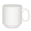 Palm Porcelain White Stacking Mug