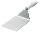 Large Beveled Blade Turner with White Handle