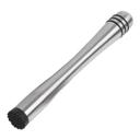 Stainless Steel Muddler with Black Rings and Base