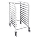 Aluminum 10-Tier End Loading Bun Pan Rack