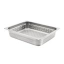 304 Stainless Steel 24 Gauge Anti Jamming Perforated Half Size Steam Table Pan
