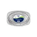 Oval Aluminum Platter with Design
