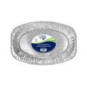 Oval Aluminum Platter with Design