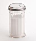 Glass Sugar Pourer with Stainless Steel Top