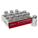 1 oz Paneled Glass Salt and Pepper Shaker with Stainless Steel Top