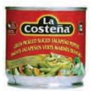 Green Pickled Sliced Jalapeno Peppers