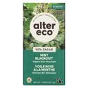 Organic Mint Blackout 90 Cacao Percent Dark Chocolate Bar
