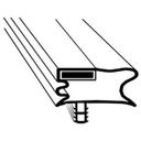 HUS0428562 Door Gasket, 29-7/8 x 65-1/4 in