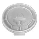 White PS Tear Back Lid for 10-20 oz Hot Cup
