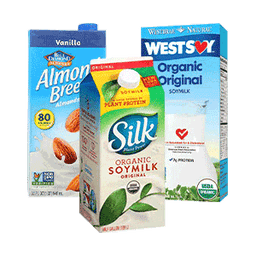 Contains 19 Soy and Rice Beverages products