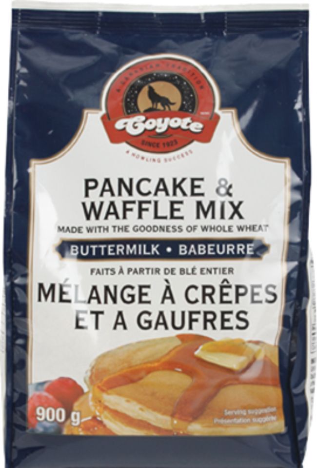Coyote Buttermilk Pancake And Waffle Mix, 900 G -- 12 Per Case
