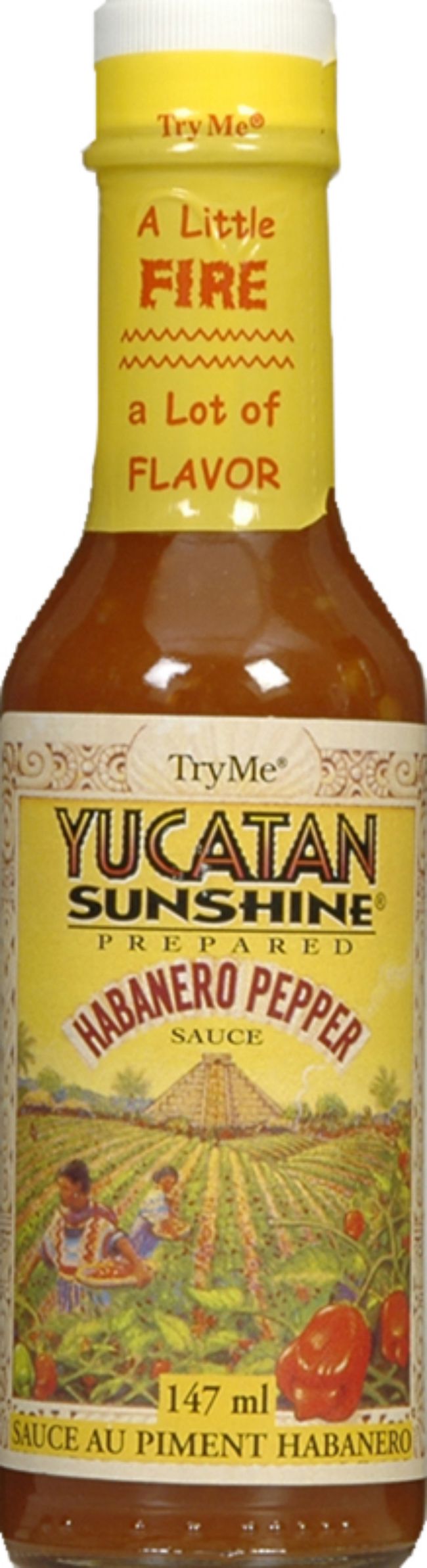 Try Me Yucatan Sunshine Habanero Sauce, 147 Ml -- 12 Per Case
