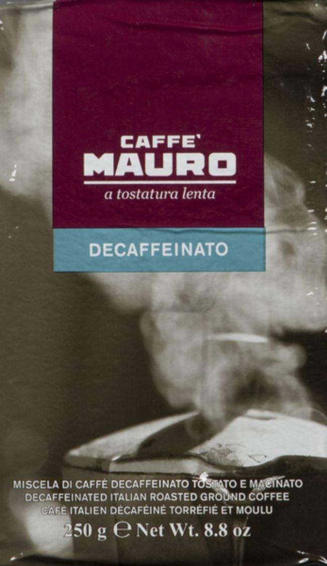Caffe Mauro Decaf Espresso Whole Bean Coffee, 250 G -- 20 Per Case