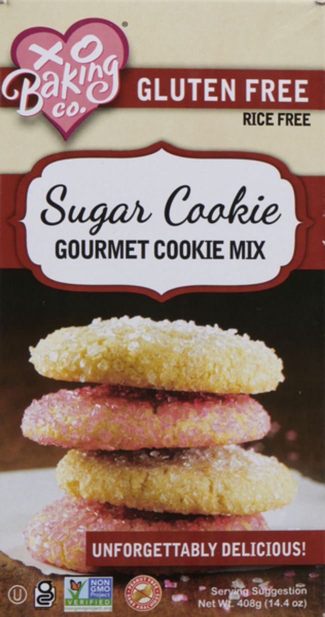 Xo Baking Gluten Free Sugar Cookie Mix, 408 G -- 6 Per Case