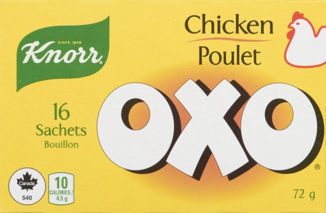 Knorr Professional Oxo Broth Chicken Pouch, 72 G -- 14 Per Case