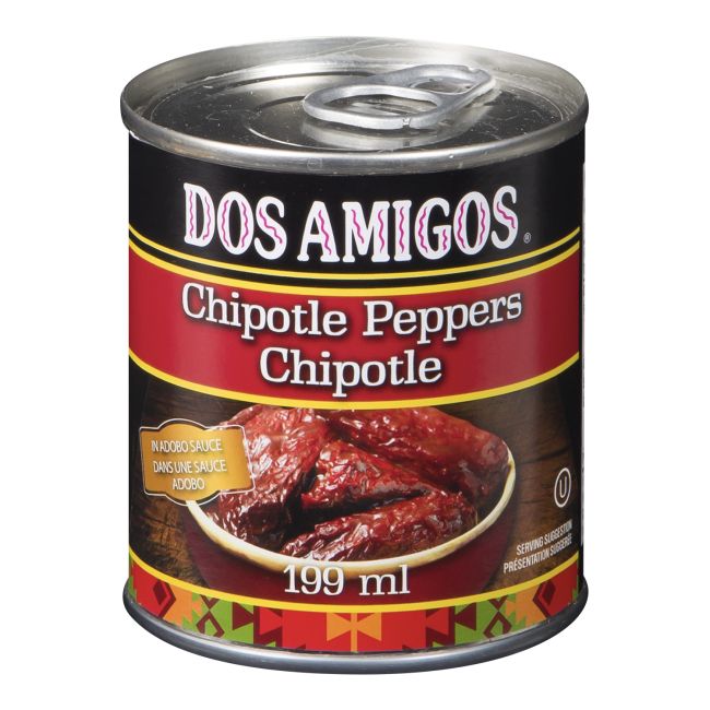 Dos Amigos Chipotle Peppers In Adobo Sauce, 198 G -- 12 Per Case