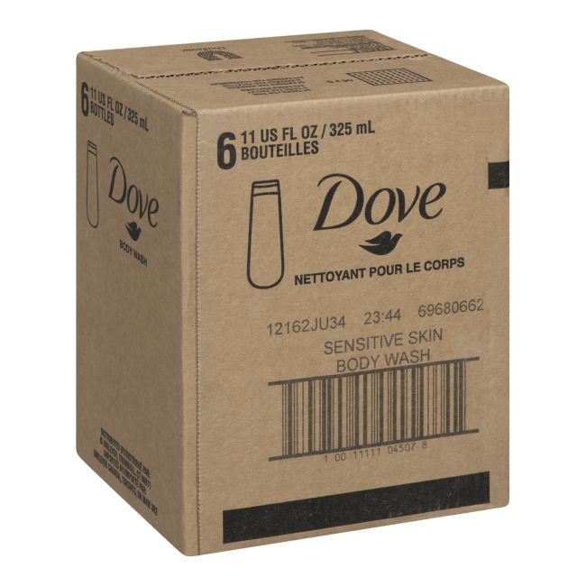 Dove Sensitive Skin Body Wash, 325 Ml -- 6 Per Case