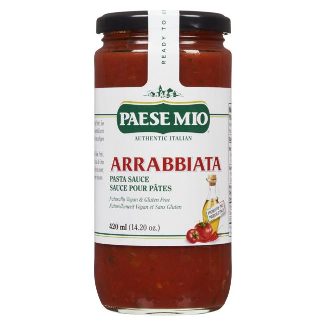 Paese Mio Authentic Italian Arrabbiata Pasta Sauce, 420 Ml -- 6 Per Case