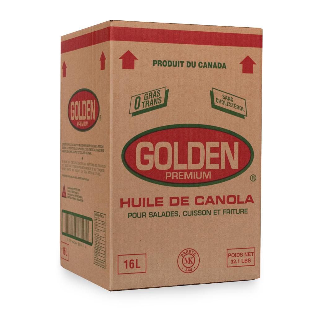 Golden Premium Canola Oil, 16 L