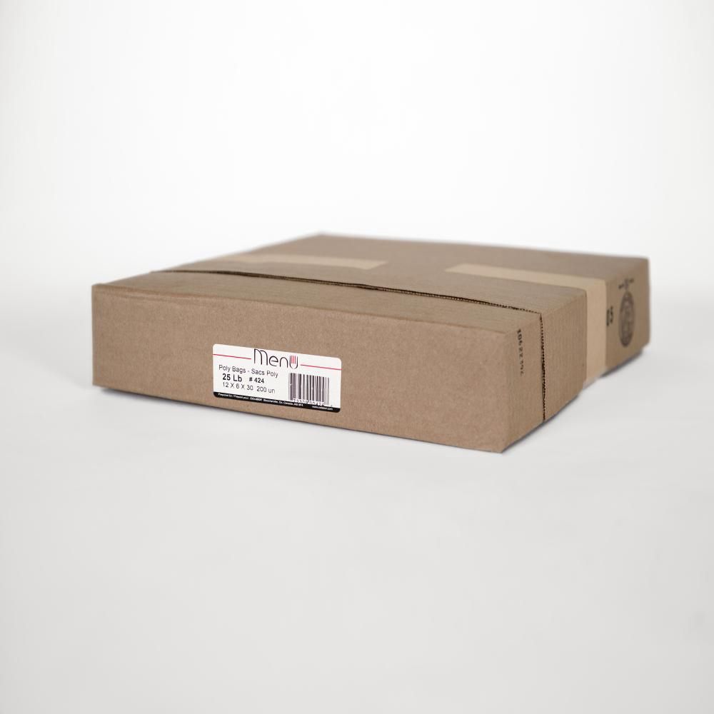 Menu 25 Lb Poly Bag, 12 X 6 X 30 In -- 200 Per Case
