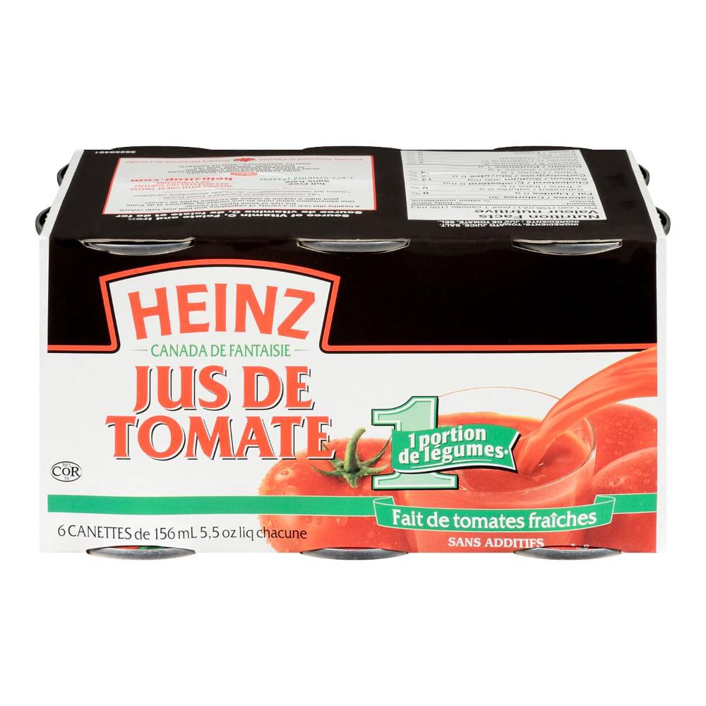 Heinz Tomato Juice, 156 Ml -- 48 Per Case