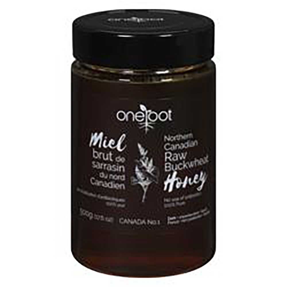 Oneroot Natural Raw Buckwheat Honey, 500 G -- 12 Per Case