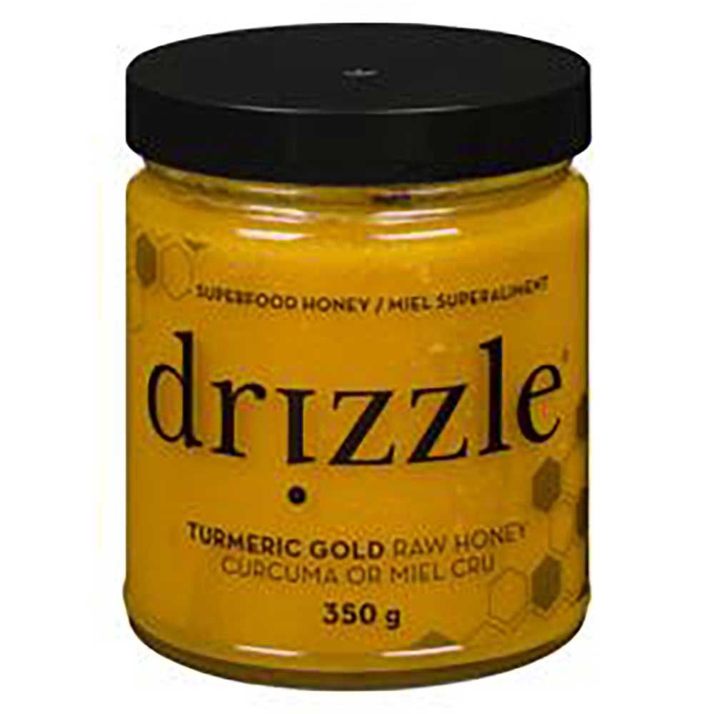 Drizzle Turmeric Gold Raw Honey, 350 G -- 12 Per Case