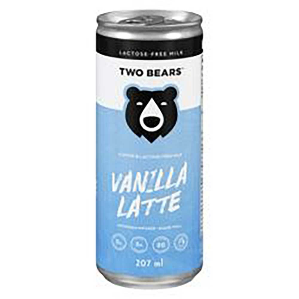 Two Bears Dairy Ready To Drink Vanilla Latte, 207 Ml -- 6 Per Case