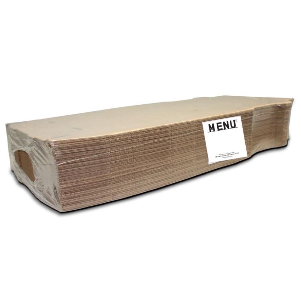 Menu Corrugated Kraft Pizza Box, 18 In -- 50 Per Case