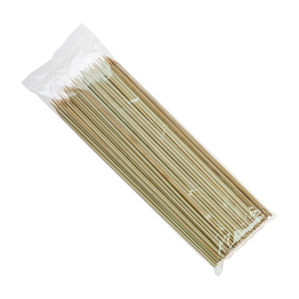 Touch 8 In Natural Bamboo Skewer Stick, 100 Count -- 100 Per Case