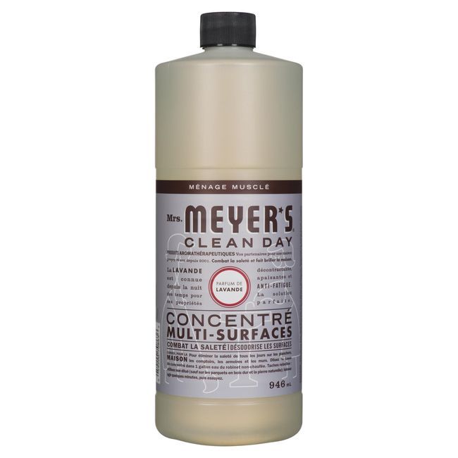 Mrs. Meyer's Clean Day Lavender Concentrate Multi Surface Cleaner, 946 Ml -- 6 Per Case