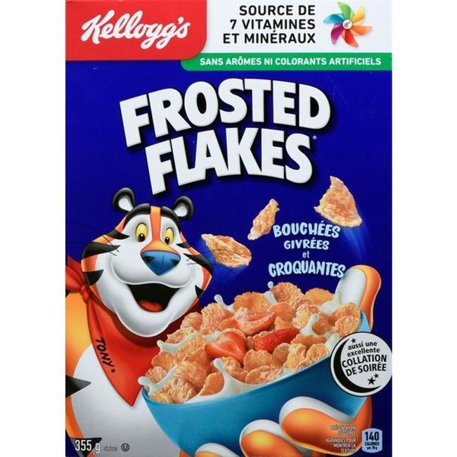 Frosted Flakes Corn Cereal Snacks, 355 G -- 18 Per Case