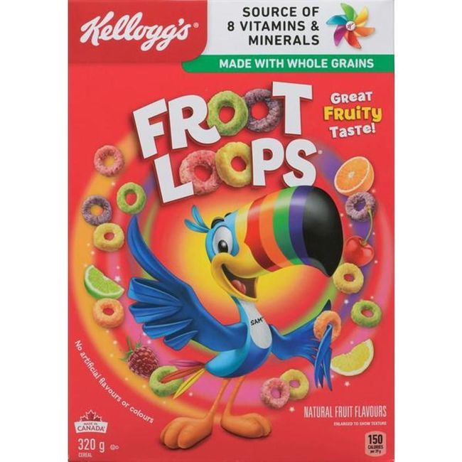 Froot Loops Cereal, 320 G -- 12 Per Case