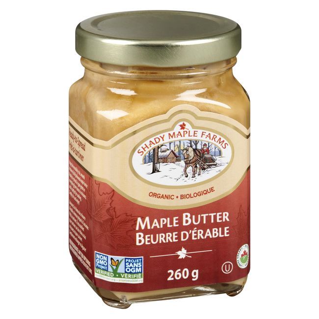 Shady Maple Farms Organic Traditional Maple Butter, 260 G -- 8 Per Case