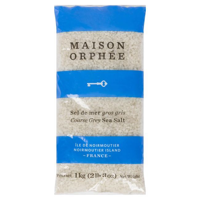 Maison Orphee Coarse Grey Sea Salt, 1 Kg -- 12 Per Case