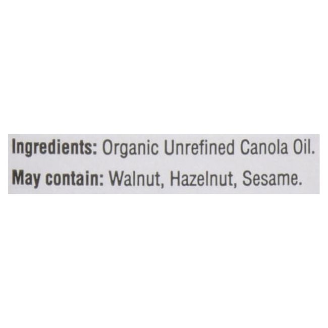 Maison Orphee Organic Canola Oil, 750 Ml -- 6 Per Case
