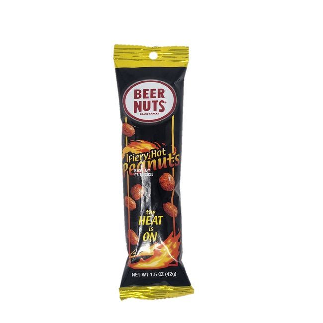 Beer Nuts Fiery Hot Peanut, 42 G -- 48 Per Case