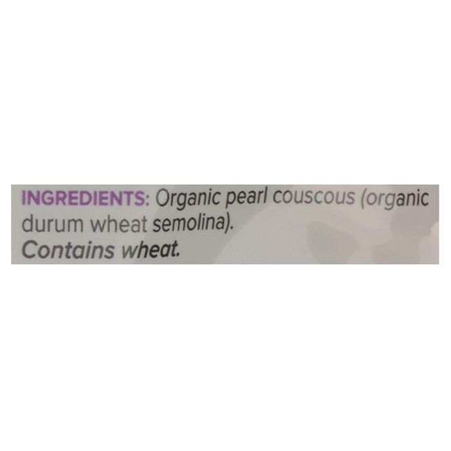 Casbah Organic Casbah Pearl Couscous, 600 G -- 6 Per Case