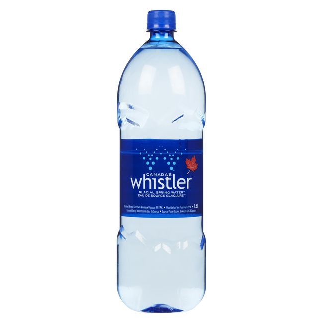 Whistler Glacial Spring Water, 1.5 L -- 12 Per Case