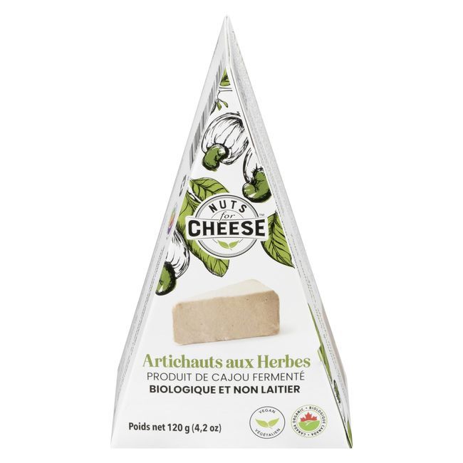 Nuts For Cheese Artichoke And Herb Cheese, 120 G -- 6 Per Case